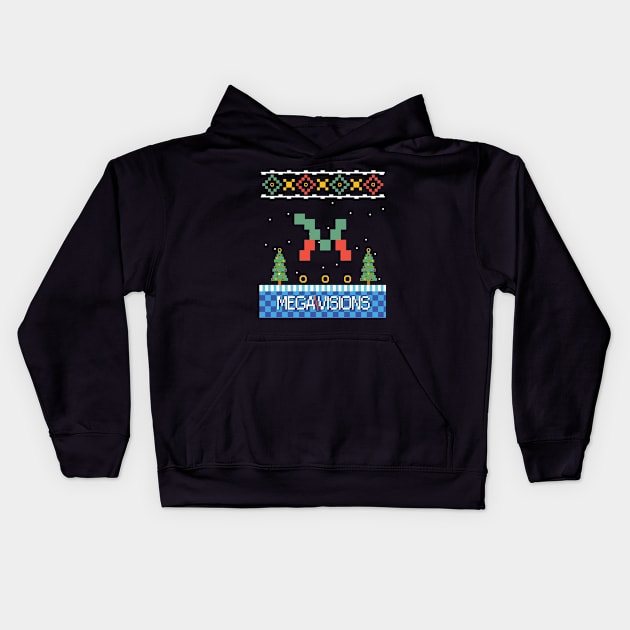 Mega Visions Ugly Christmas Sweater Kids Hoodie by megavisions